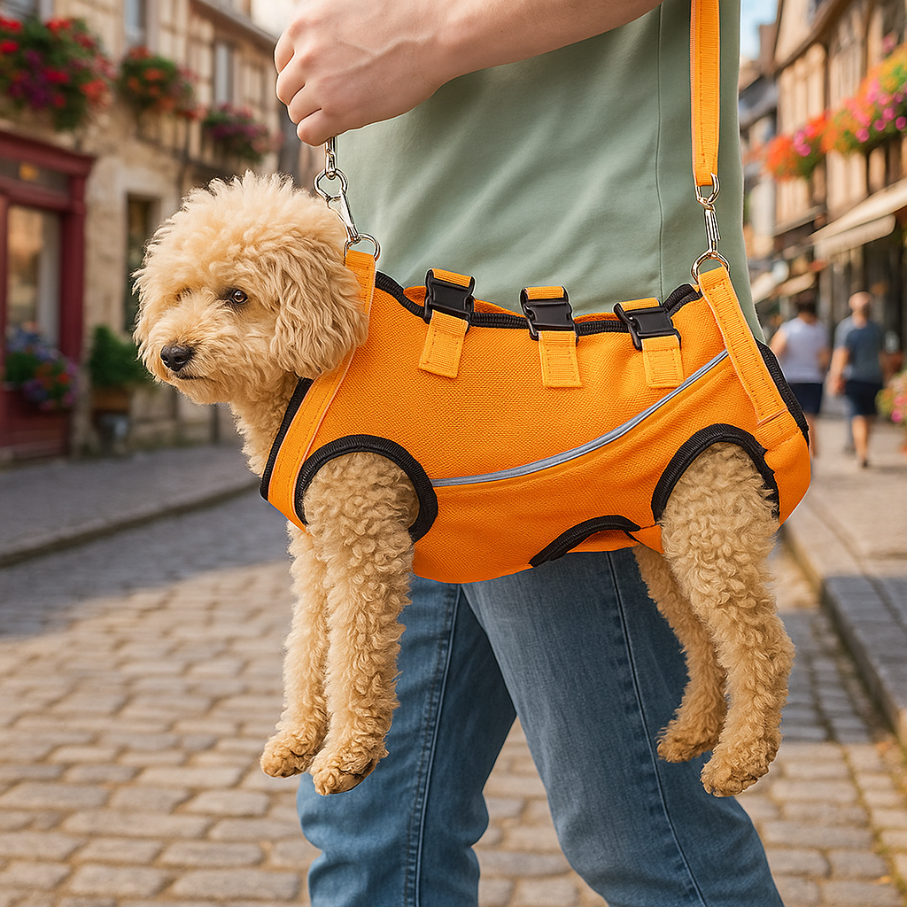 Hundetragehilfe – Hebegurt für ältere & verletzte Hunde