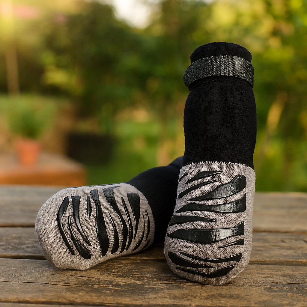 Hundesocken Anti-Rutsch - Wasserdichter Pfotenschutz für drinnen & draußen