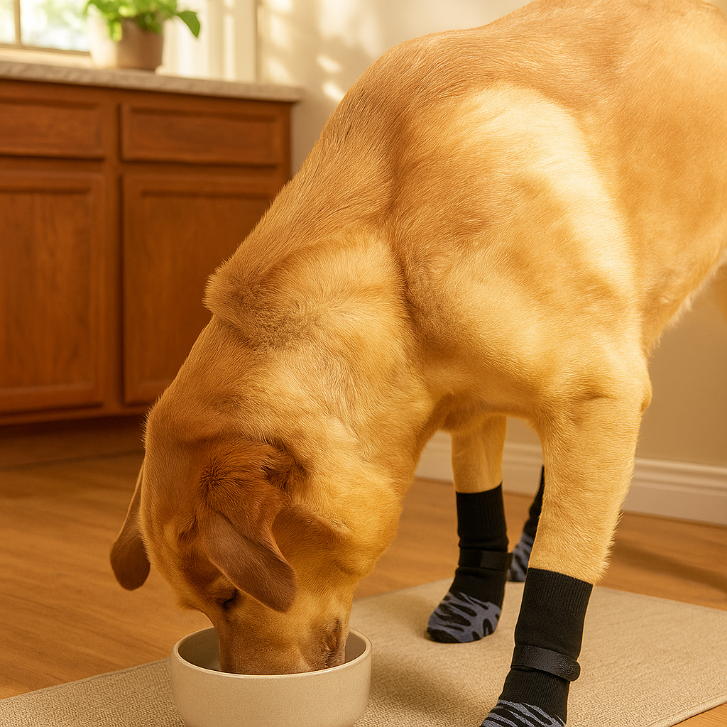 Hundesocken Anti-Rutsch - Wasserdichter Pfotenschutz für drinnen & draußen