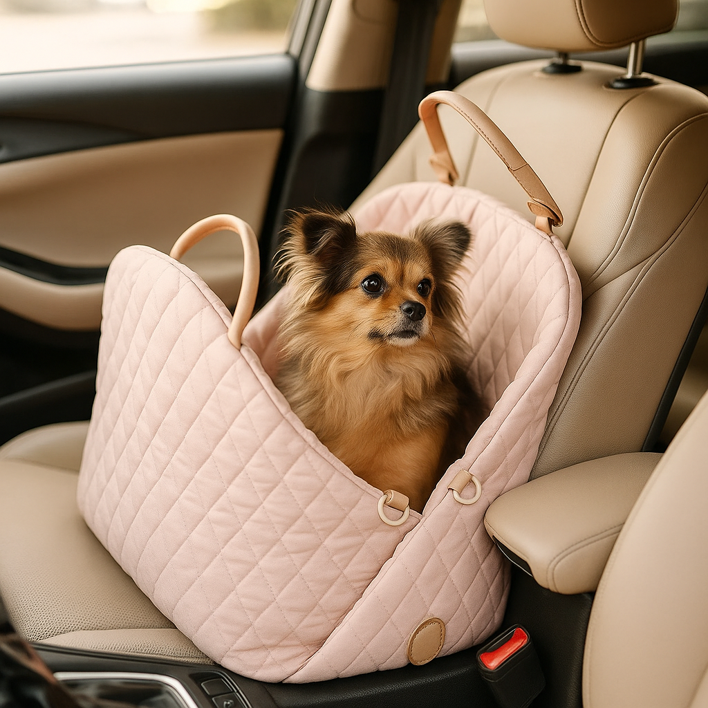 Hunde Autositz - Transporttasche 2in1 für sicheres Reisen