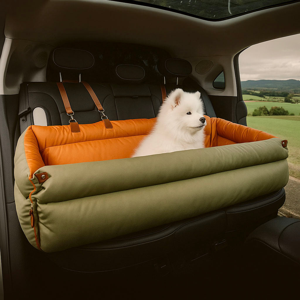 Hundeautositz & Reisebett - Sicherer & bequemer Transport für Hunde