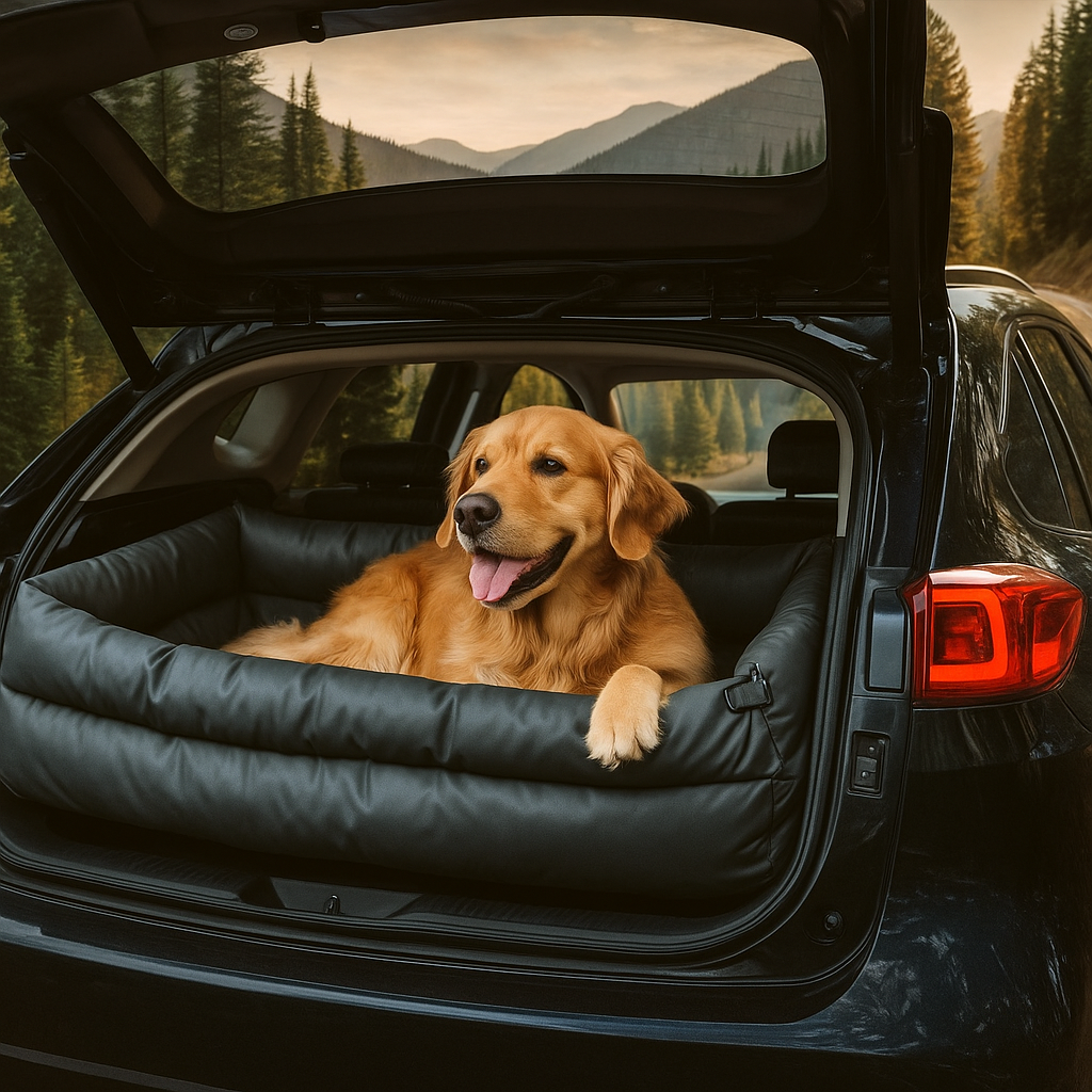Hundeautositz & Reisebett - Sicherer & bequemer Transport für Hunde