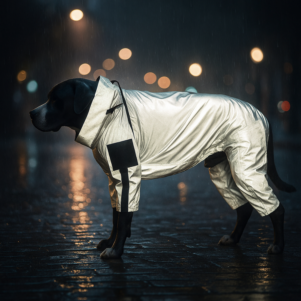 Wasserdichte Hundejacke – Reflektierender Regenmantel für Tag & Nacht