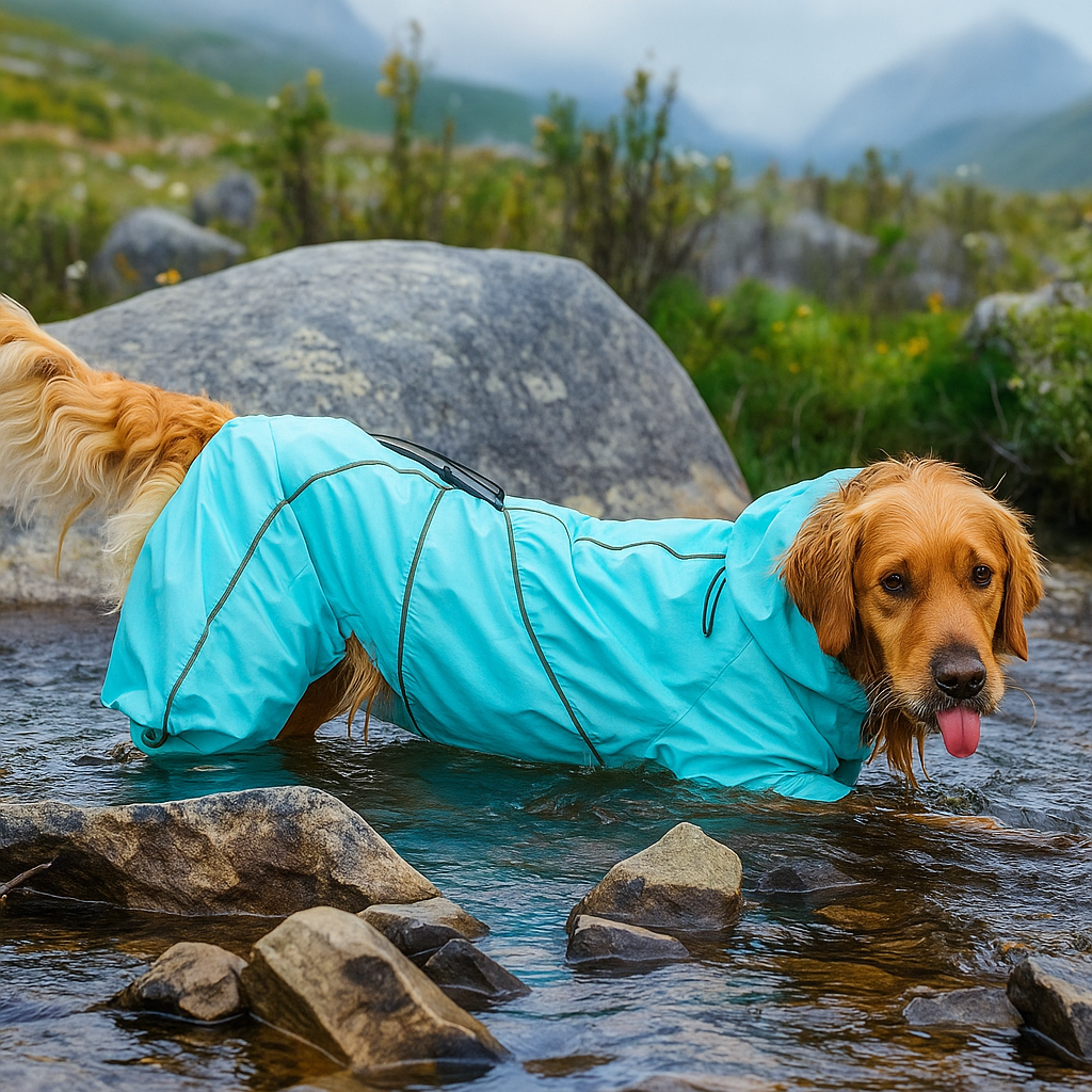 Wasserdichte Hundejacke warm & reflektierend – Winddicht & mit Vollschutz