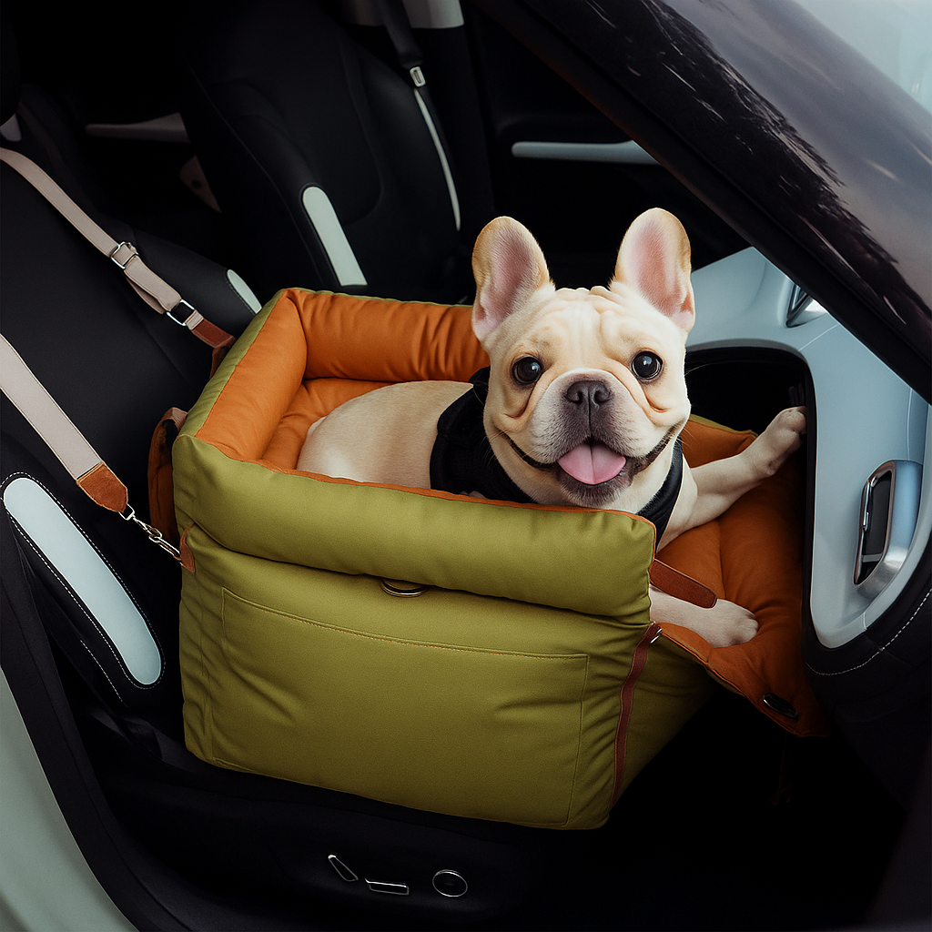 Hundeautositz & Reisebett - Sicherer & bequemer Transport für Hunde