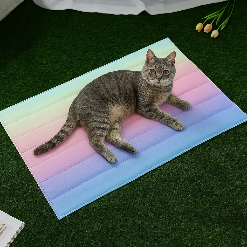 Kühlmatte Katze & Hund | Mit Gel-Füllung & modernem Design