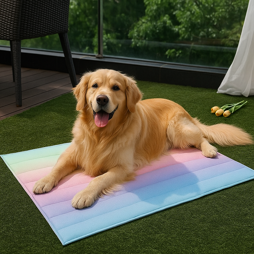 Kühlmatte Katze & Hund | Mit Gel-Füllung & modernem Design