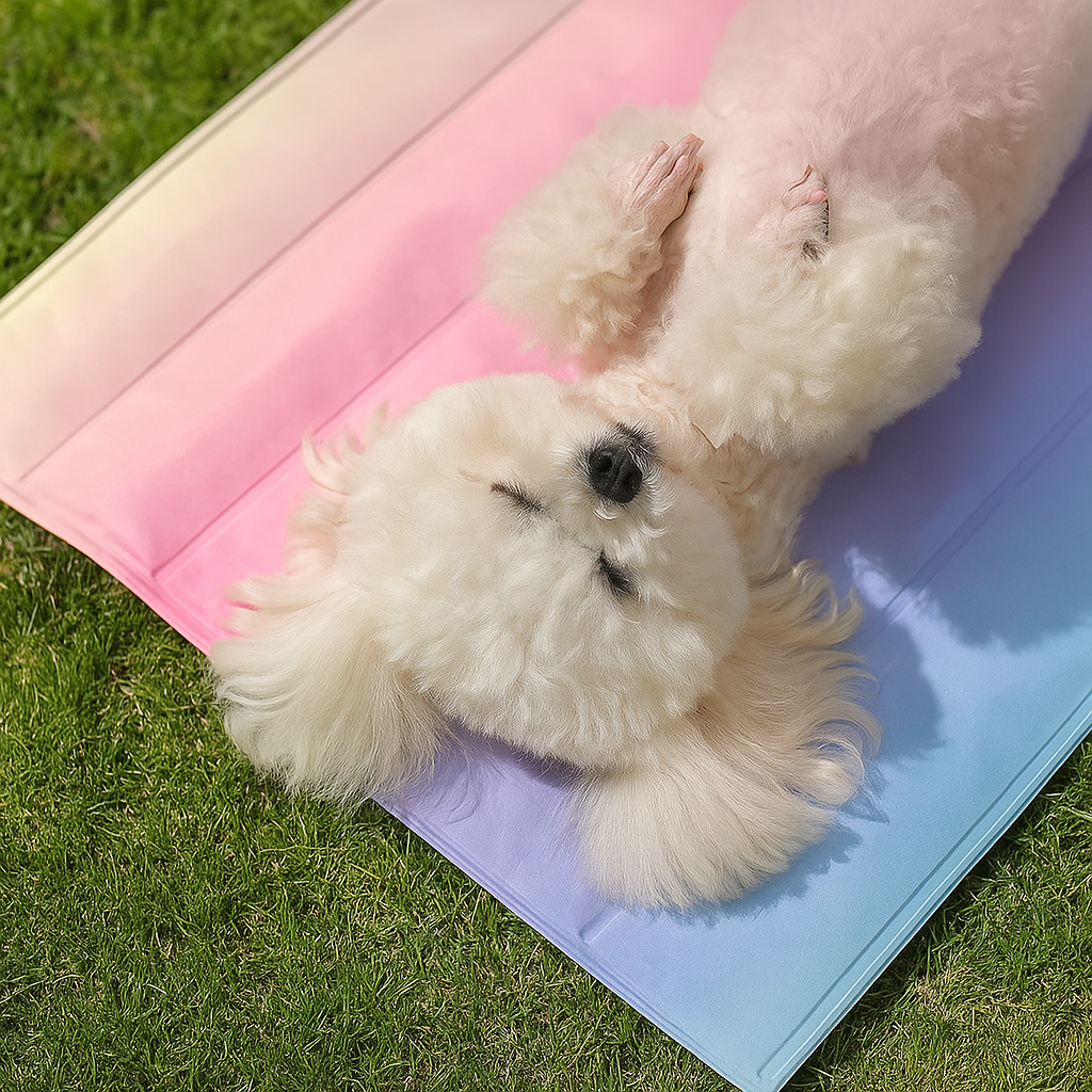 Kühlmatte Katze & Hund | Mit Gel-Füllung & modernem Design