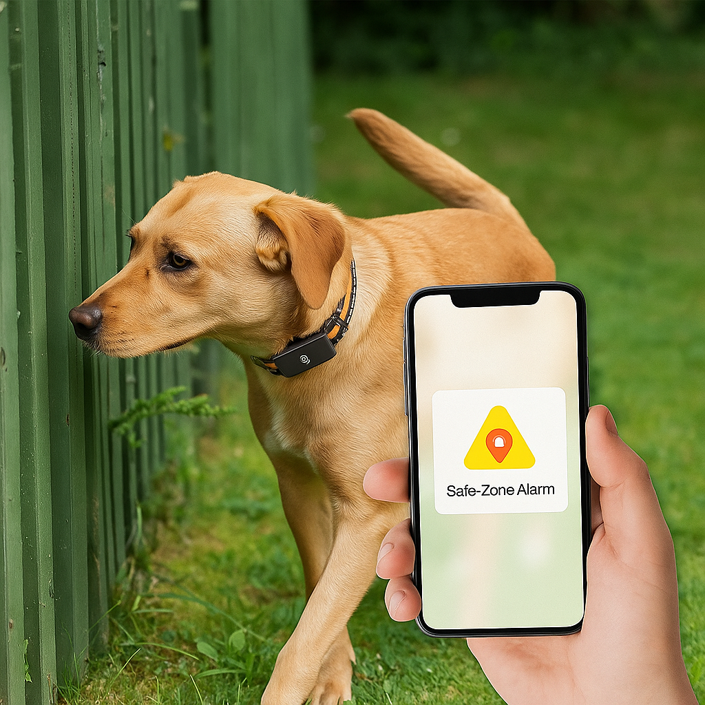 SicherSpur – GPS-Tracker mit 4G & App für Hunde & Katzen