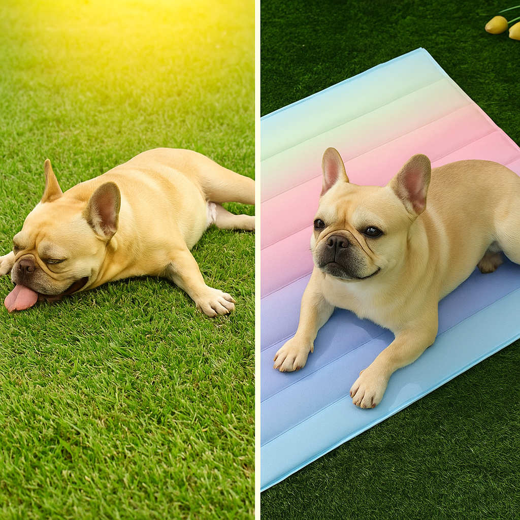 Kühlmatte Katze & Hund | Mit Gel-Füllung & modernem Design
