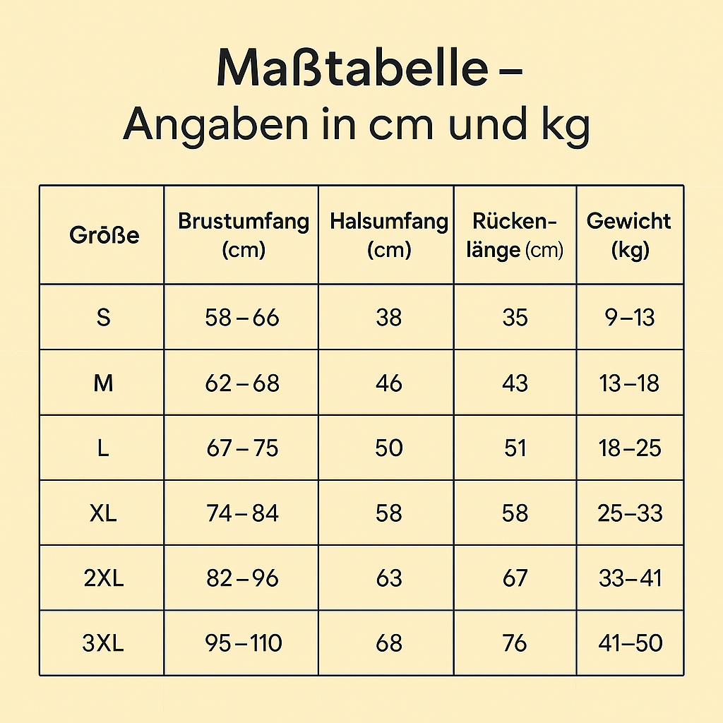 Winter Hundemantel | Wasserdicht & warm für mittelgroße & große Hunde
