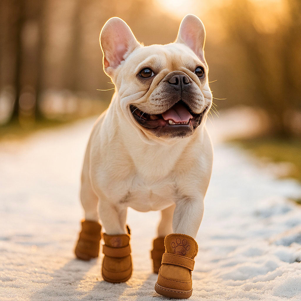 Hundeschuhe Pfotenschutz | Allwetter Schutz gegen Hitze & Kälte