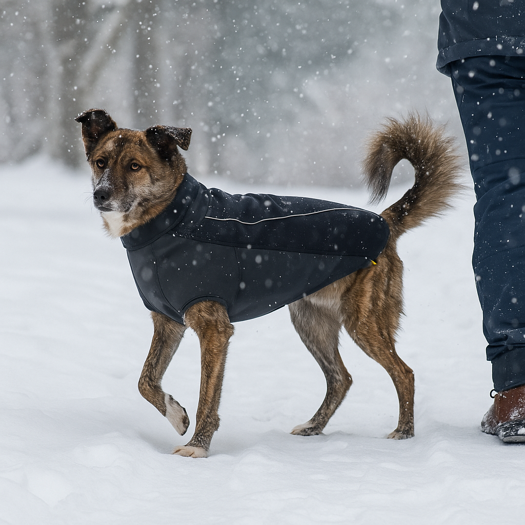 Hundejacke Winter | Softshell wasserdicht & atmungsaktiv