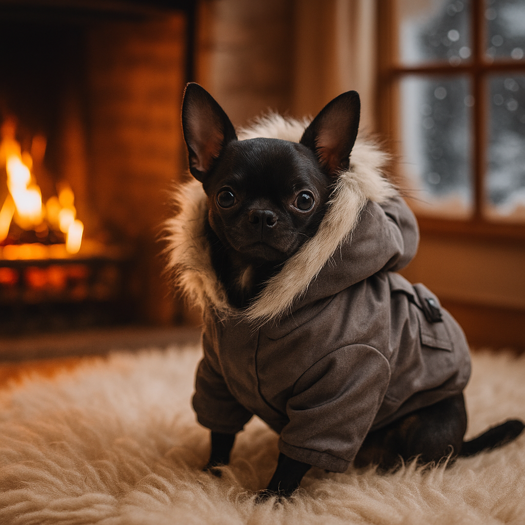 Warme Hundejacke mit Kapuze | Bequem & stilvoll für den Winter