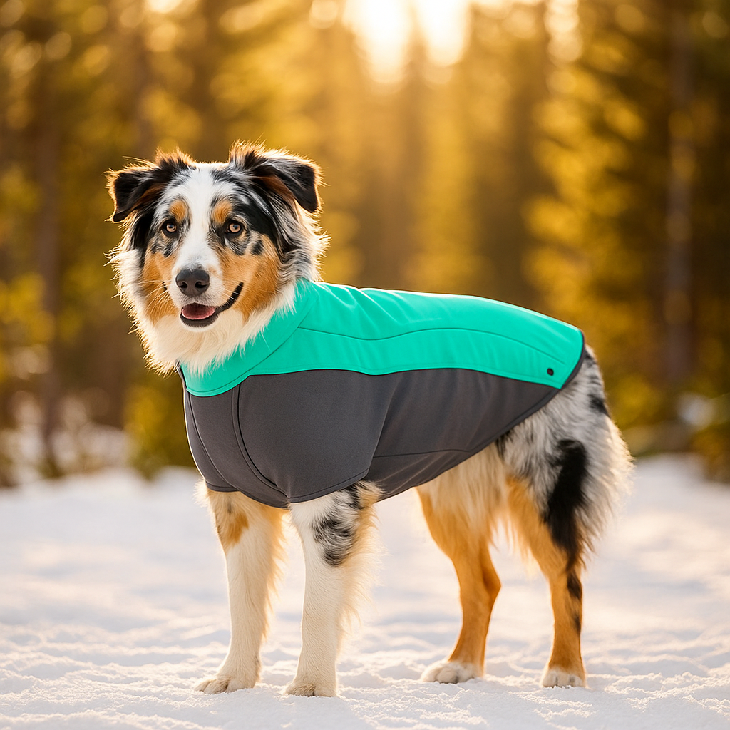 Hundejacke Winter | Softshell wasserdicht & atmungsaktiv