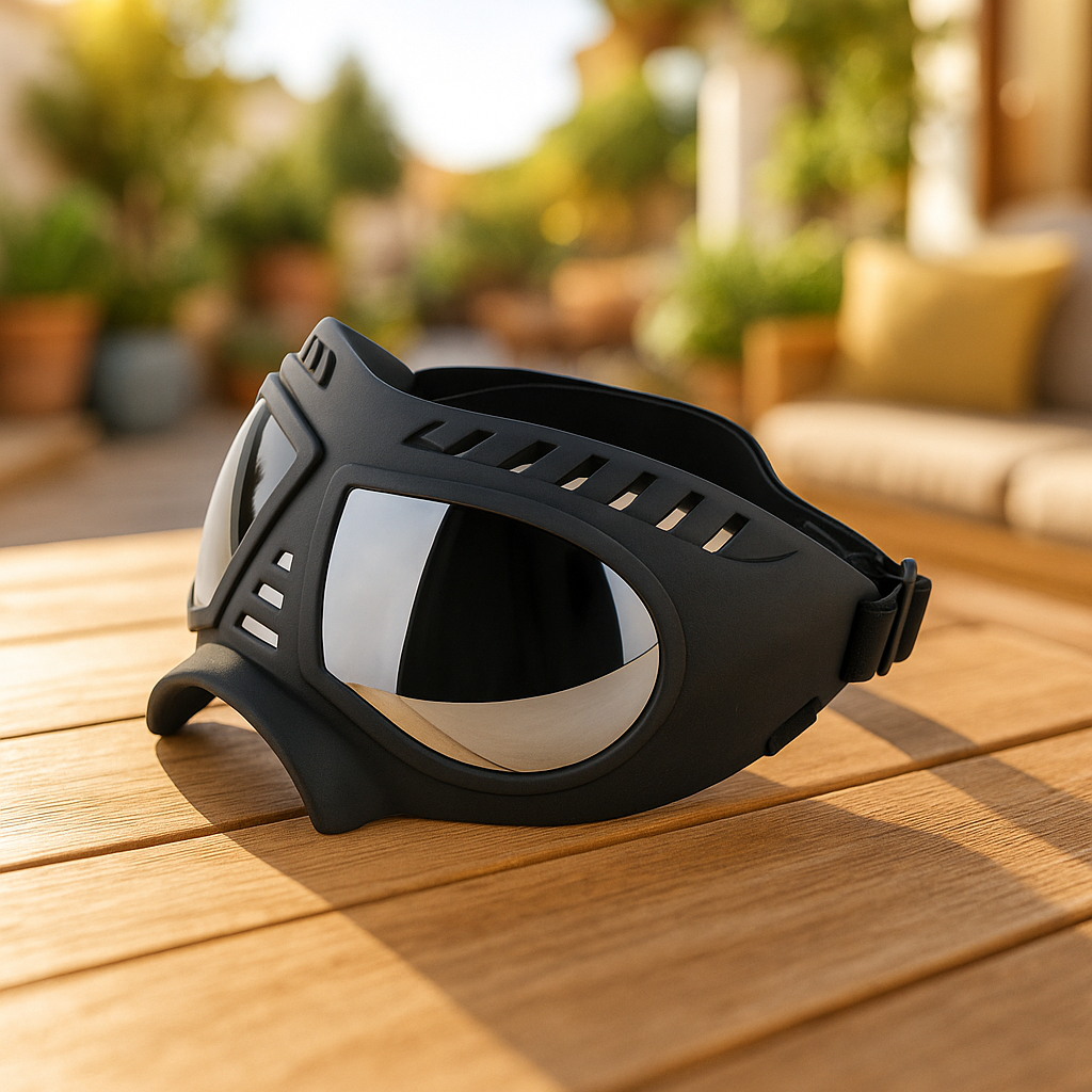 Hundeschutzbrille – Winddicht & mit UV-Schutz für kleine und mittelgroße Hunde
