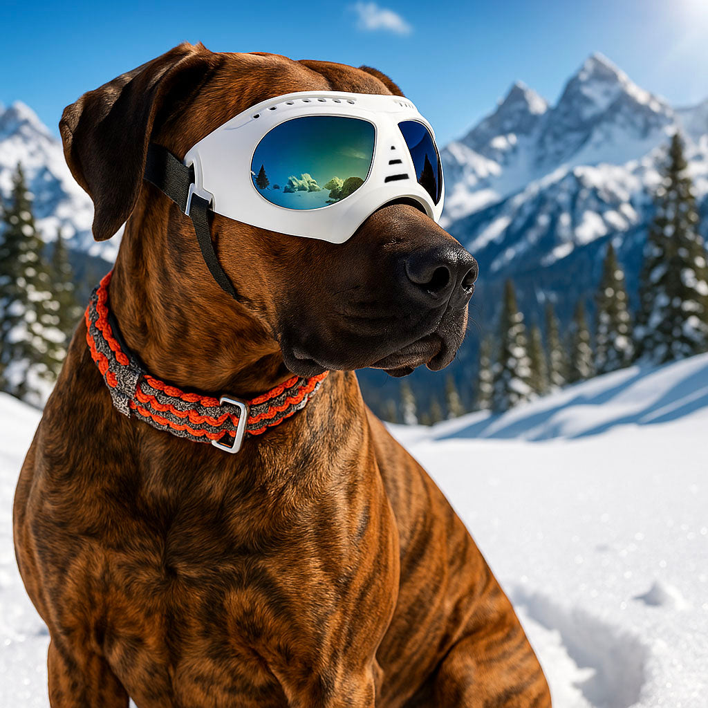 Hundeschutzbrille – Winddicht & mit UV-Schutz für kleine und mittelgroße Hunde