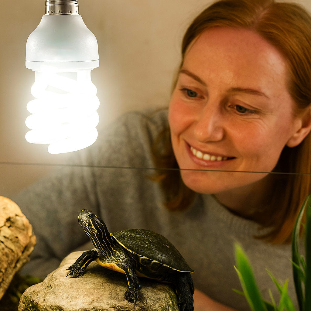 UVB Lampe 13W/26W | Für Reptilien, Schildkröten, Echsen & Schlangen