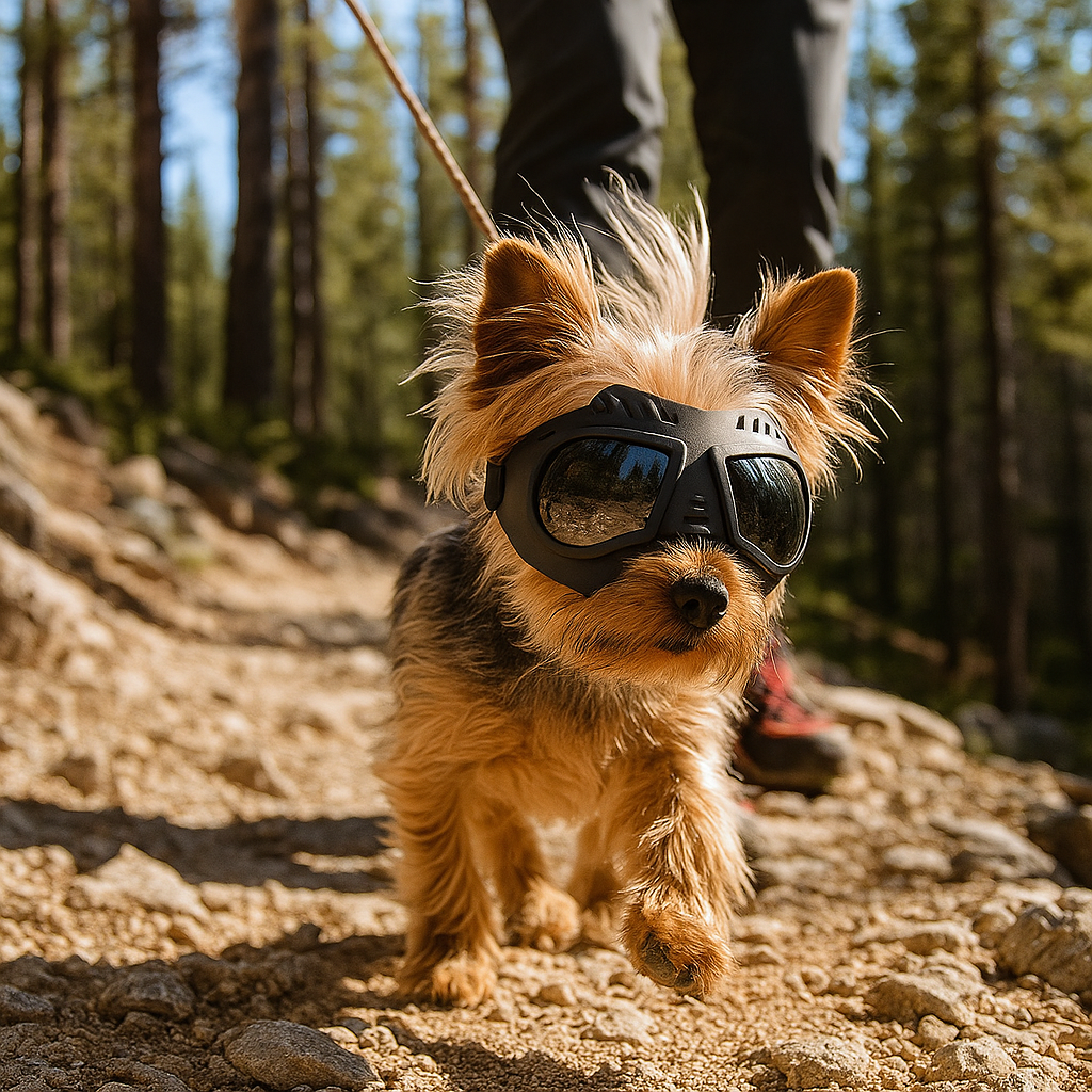 Hundeschutzbrille – Winddicht & mit UV-Schutz für kleine und mittelgroße Hunde