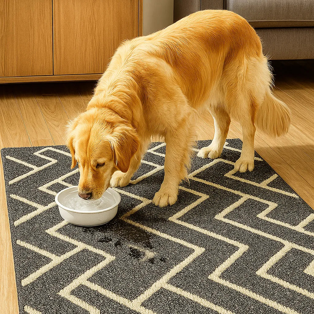 Schmutzfangmatte Hund | saugfähige & rutschfeste Fußmatte waschbar