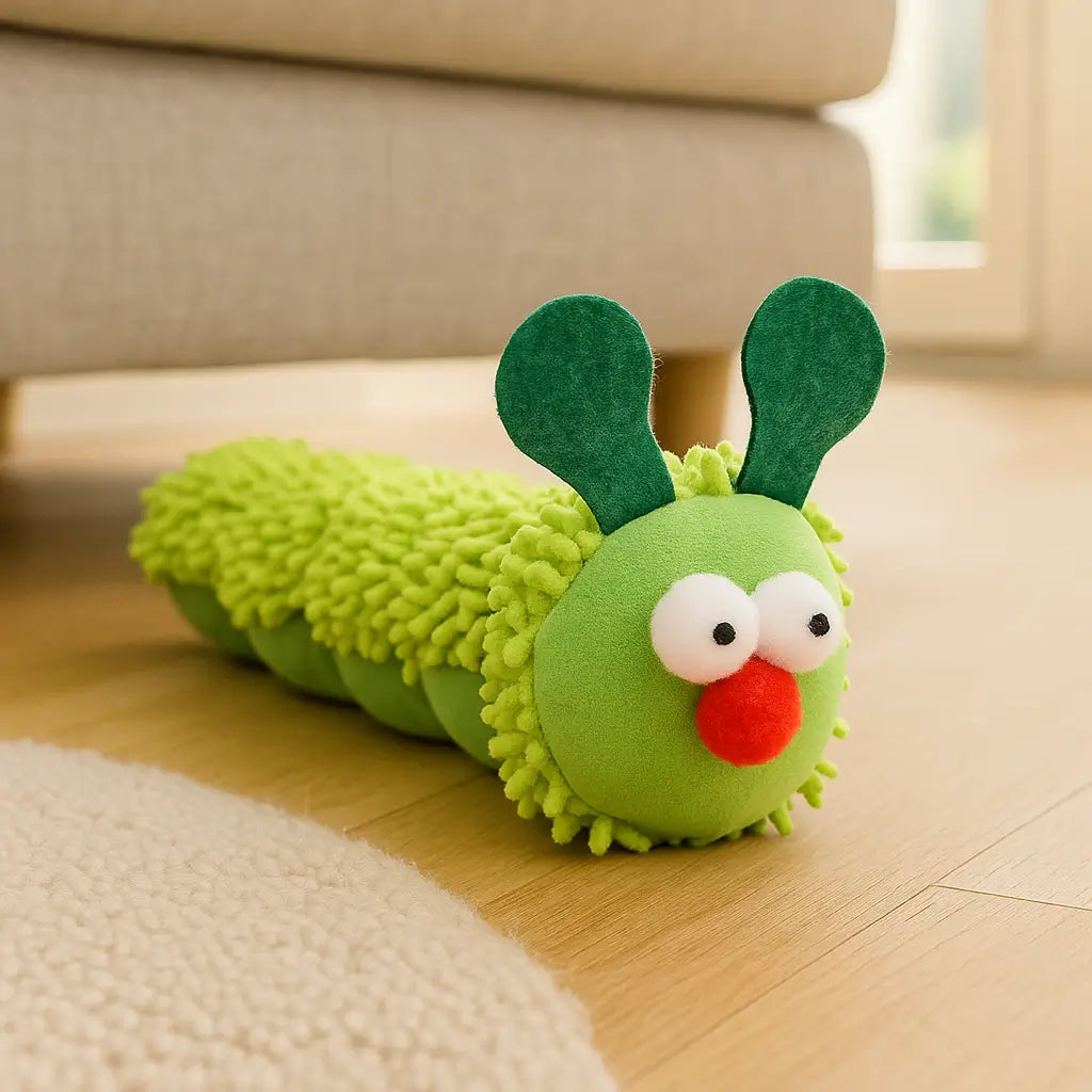 Katerpillar Katzenspielzeug mit Katzenminze | Spaß & Zahnpflege in einem