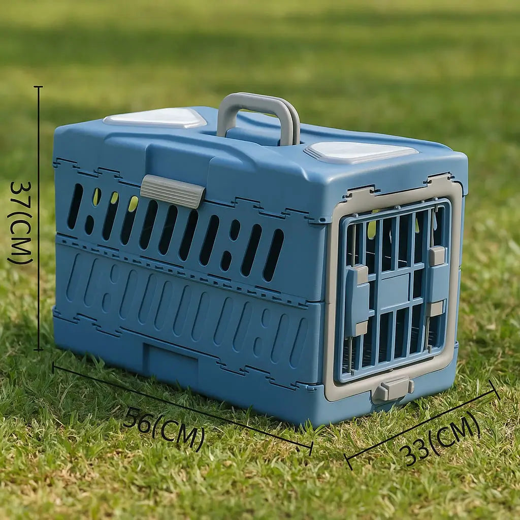 Faltbare Katzentransportbox | Sicher & Komfortabel auf Reisen