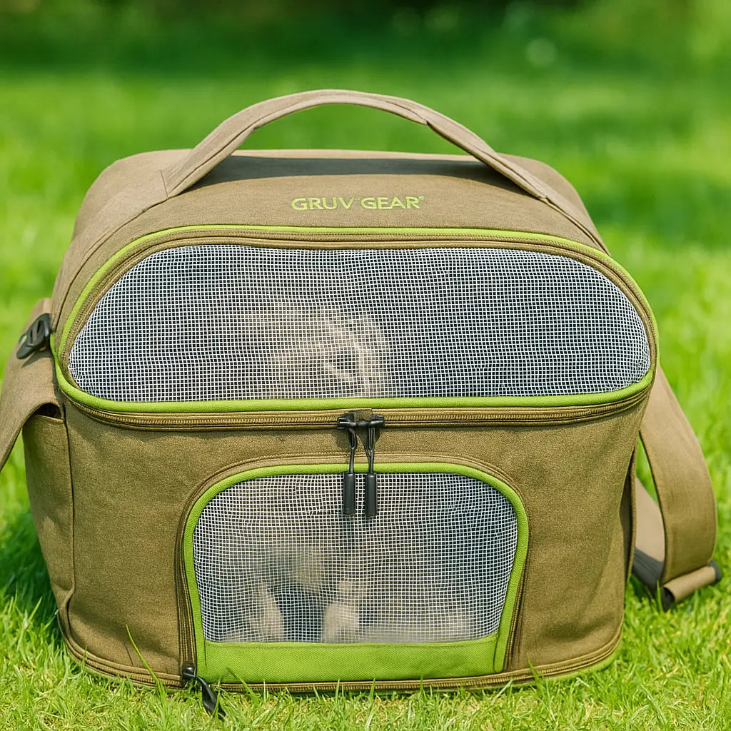 Katzentragetasche | Atmungsaktive Schultertasche für Reisen & Ausflüge