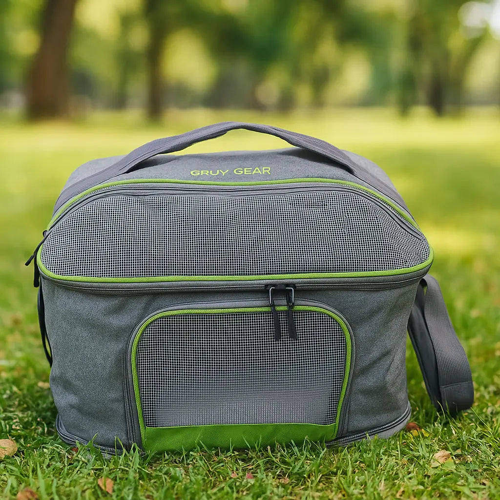 Katzentragetasche | Atmungsaktive Schultertasche für Reisen & Ausflüge