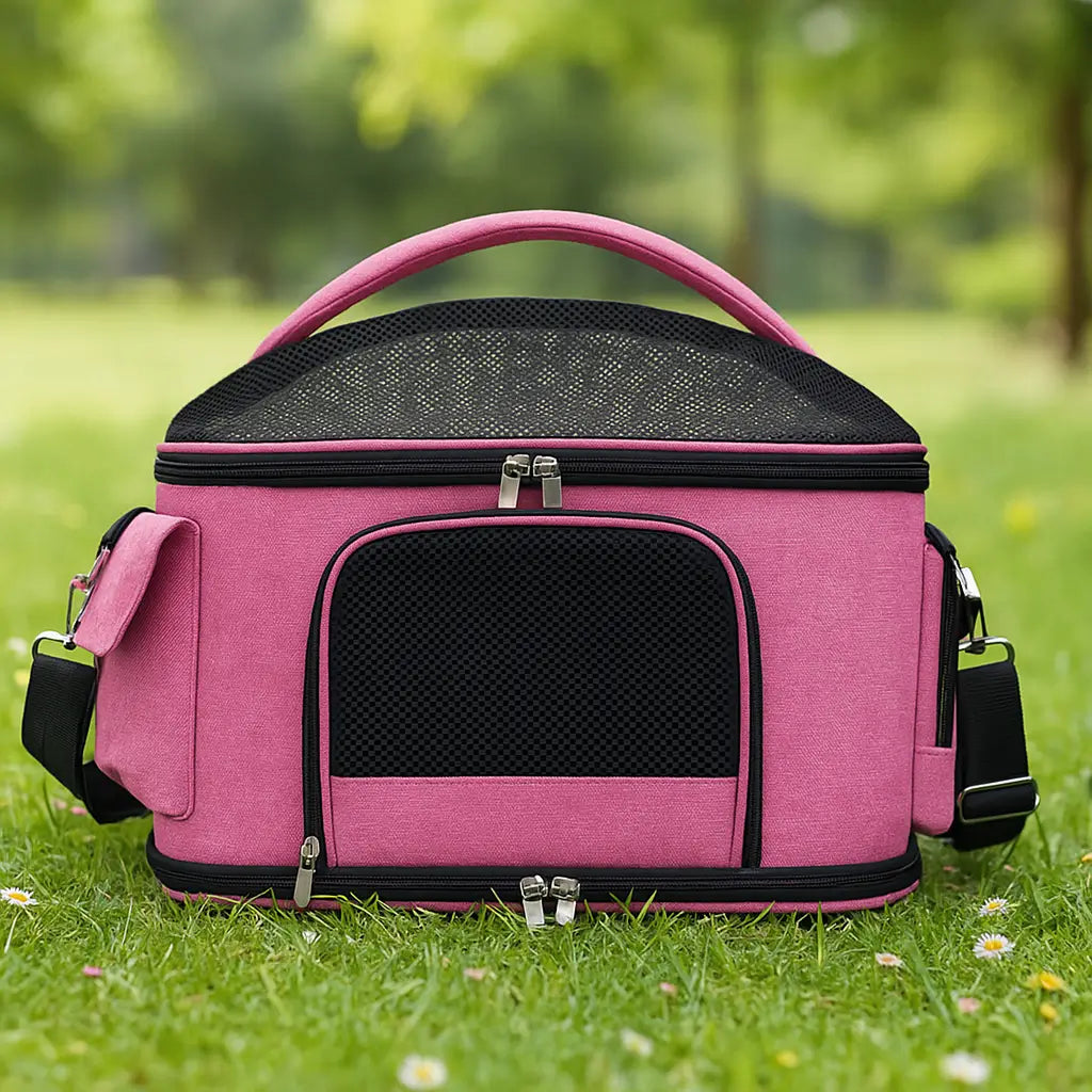 Atmungsaktive Hundetragetasche | Perfekte Transporttasche für Reisen