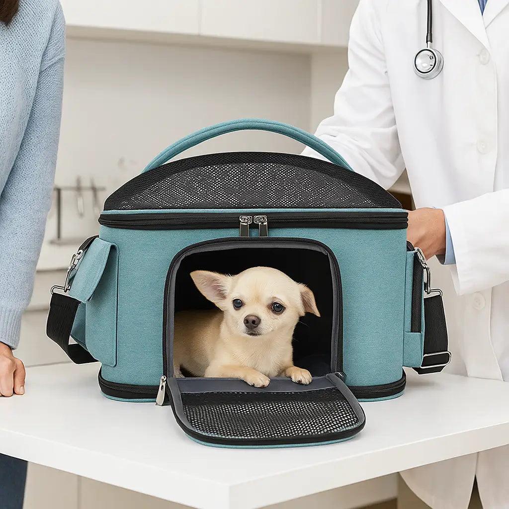 Atmungsaktive Hundetragetasche | Perfekte Transporttasche für Reisen
