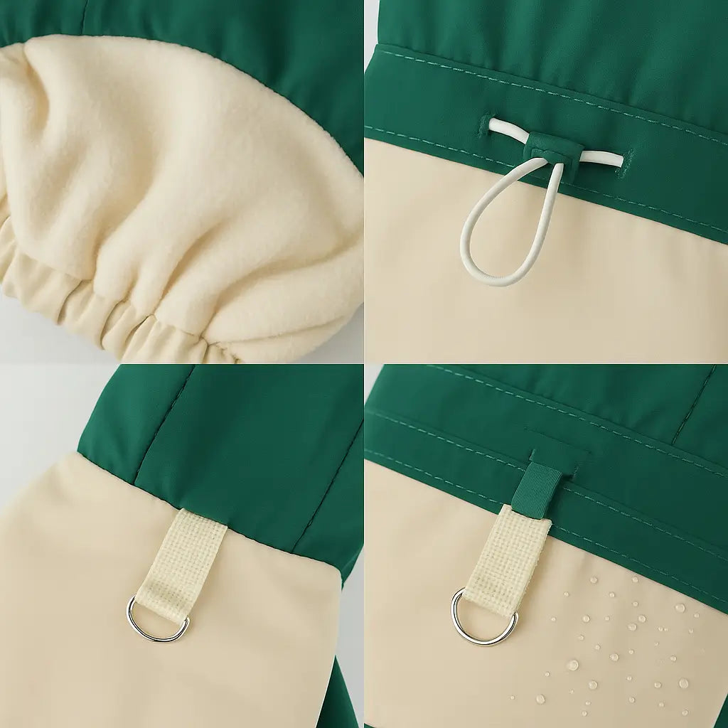 Winter Hundemantel Wasserdicht | Warmer Outdoormantel für Hunde