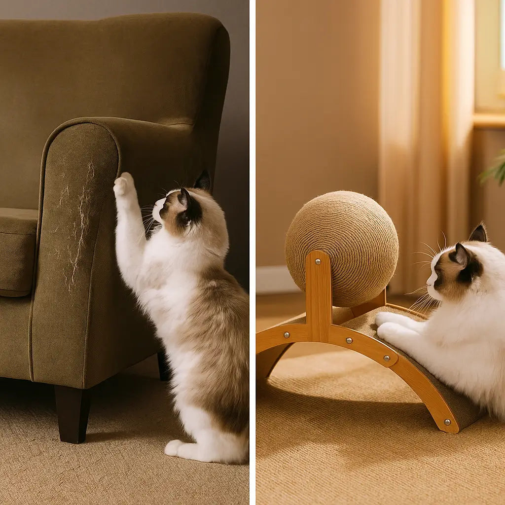 Katzenspielzeug aus Sisal | Kratzspielzeug für Katzen & Kätzchen