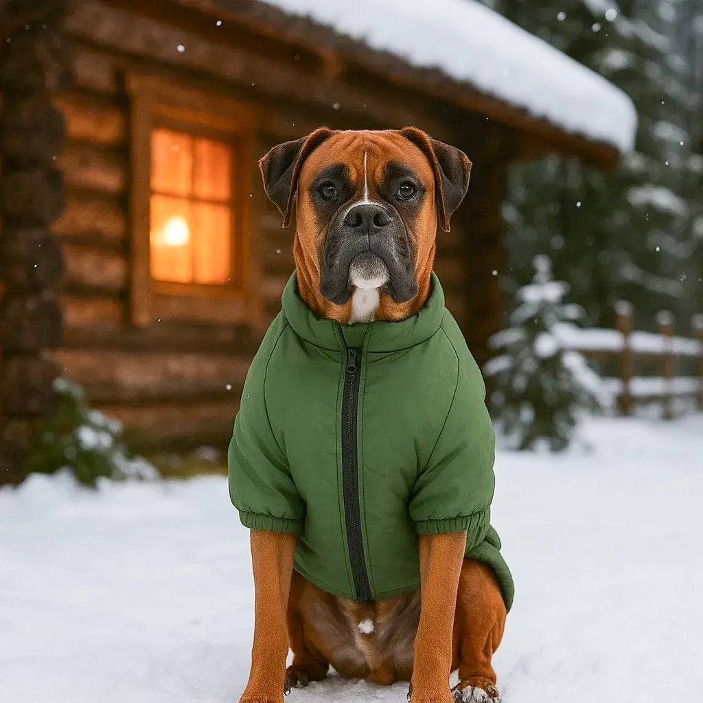 Winter Hundemantel für Große Hunde | Winddichte & Warme Baumwolljacke