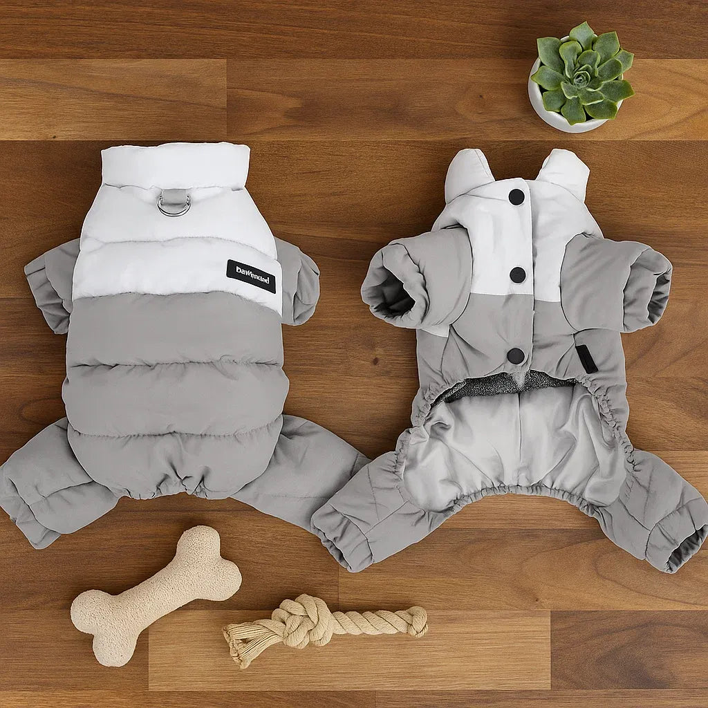 Hundemantel Winter Wasserdicht | Warmer Vierbein-Overall für Hunde
