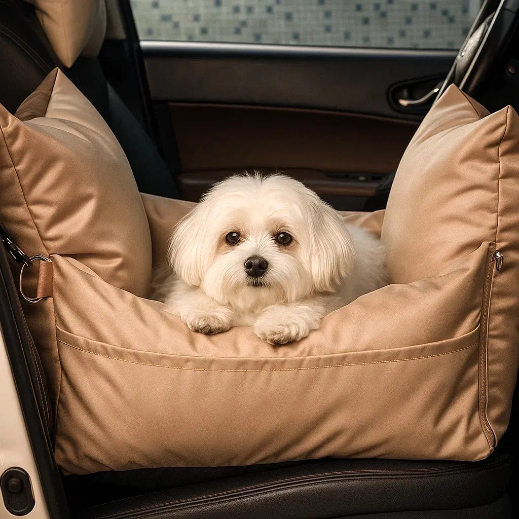 Luxus Hunde Autositz | Komfortabler & Sicherer Reisesitz für Hunde