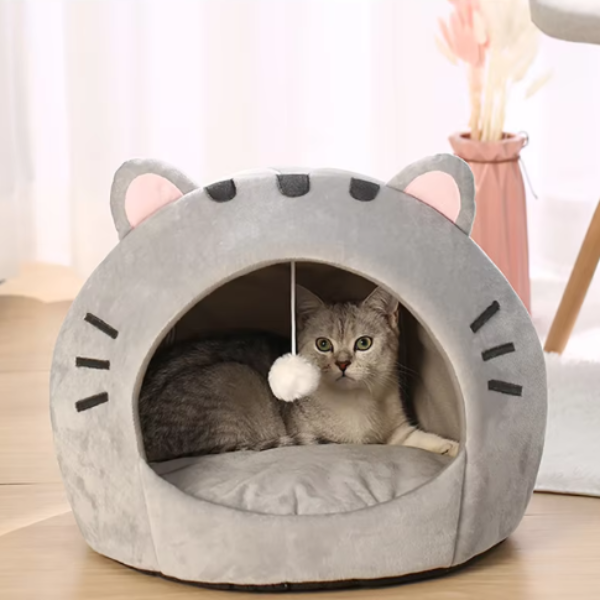 KuschelHöhle – Das gemütliche Katzenbett für ruhige Rückzugsorte