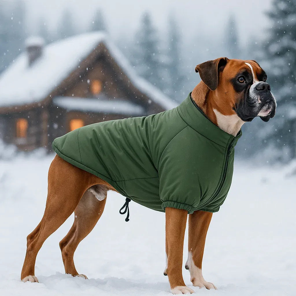Winter Hundemantel für Große Hunde | Winddichte & Warme Baumwolljacke