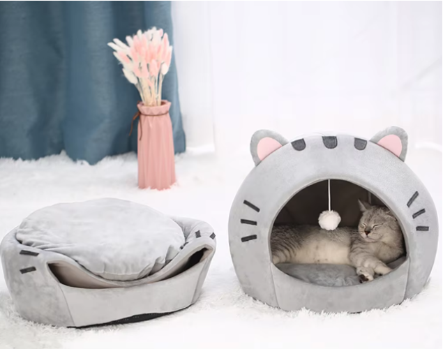 KuschelHöhle – Das gemütliche Katzenbett für ruhige Rückzugsorte
