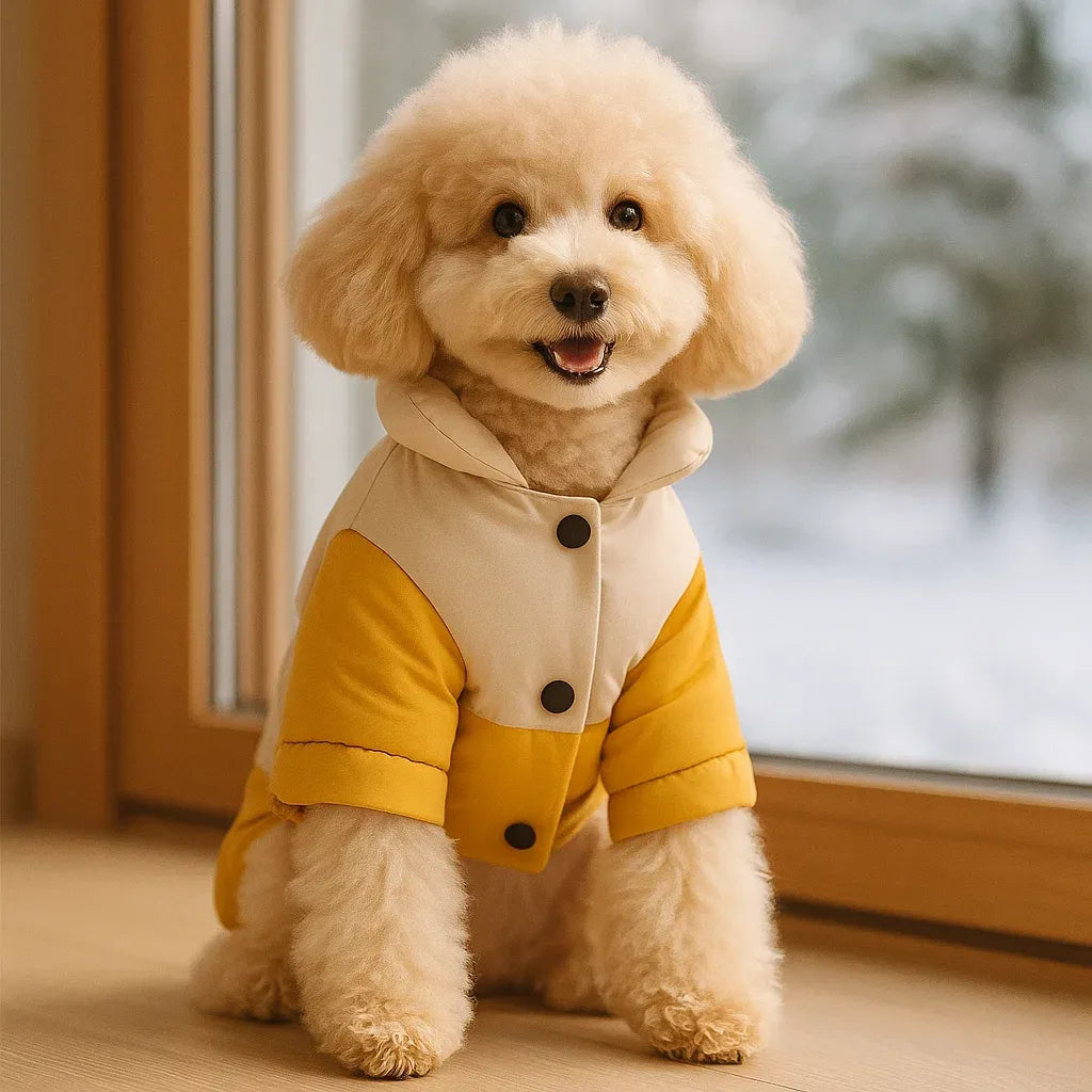 Hundemantel Winter Wasserdicht | Warmer Vierbein-Overall für Hunde