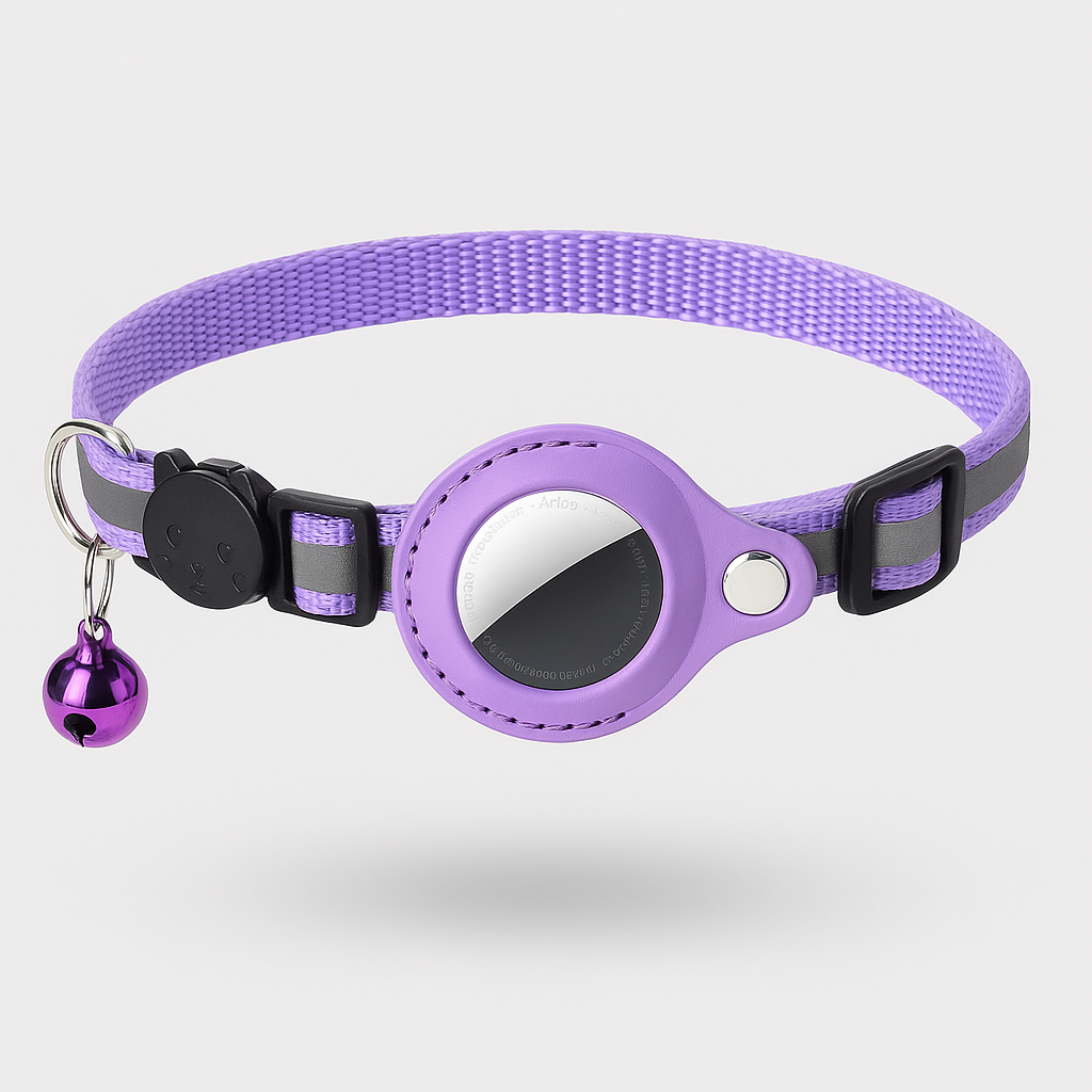 FreiheitsSafe – GPS Katzenhalsband mit AirTag Halter