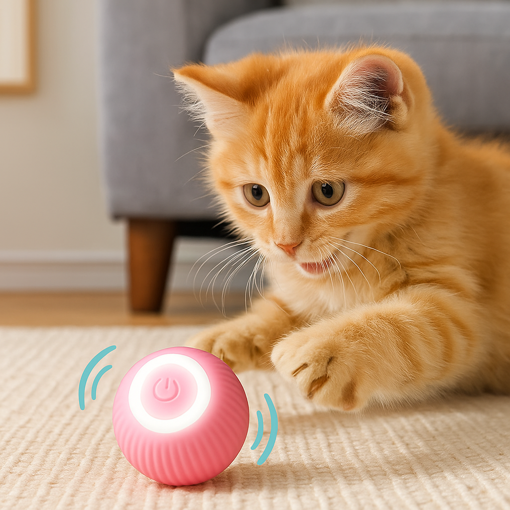 CatRoller – Der interaktive Spielball für endlosen Katzenspaß