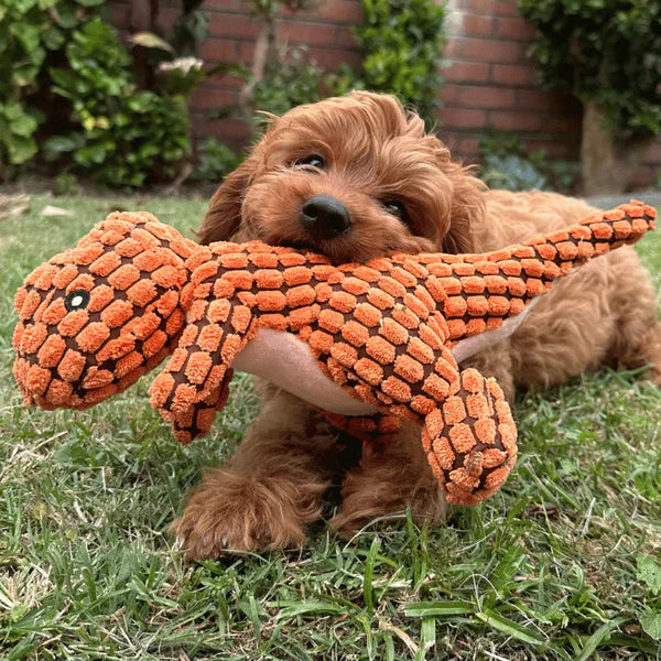 Starker Dino – Beruhigendes Hundespielzeug