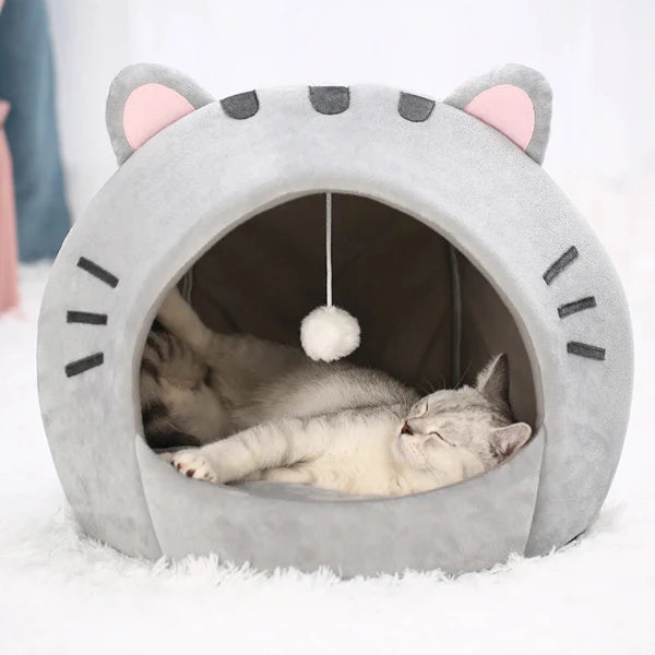 KuschelHöhle – Das gemütliche Katzenbett für ruhige Rückzugsorte