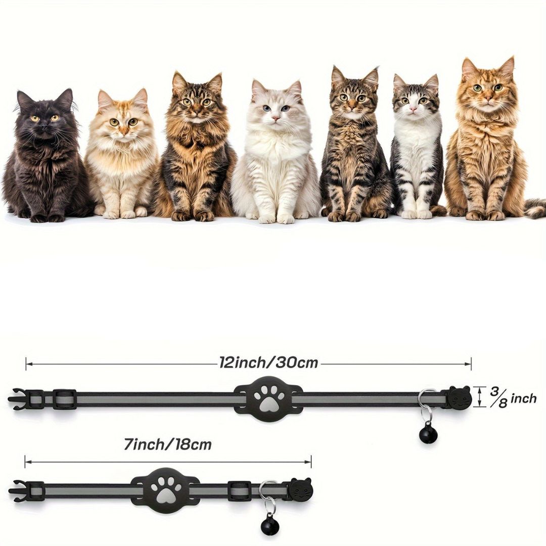 SamtPfote – Das AirTag Halsband für Katzen mit Sicherheit & Stil