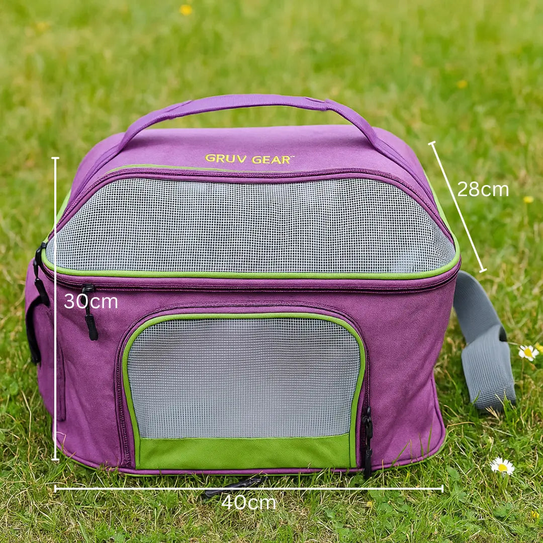 Hundetragetasche | Atmungsaktive Schultertasche für Reisen & Ausflüge