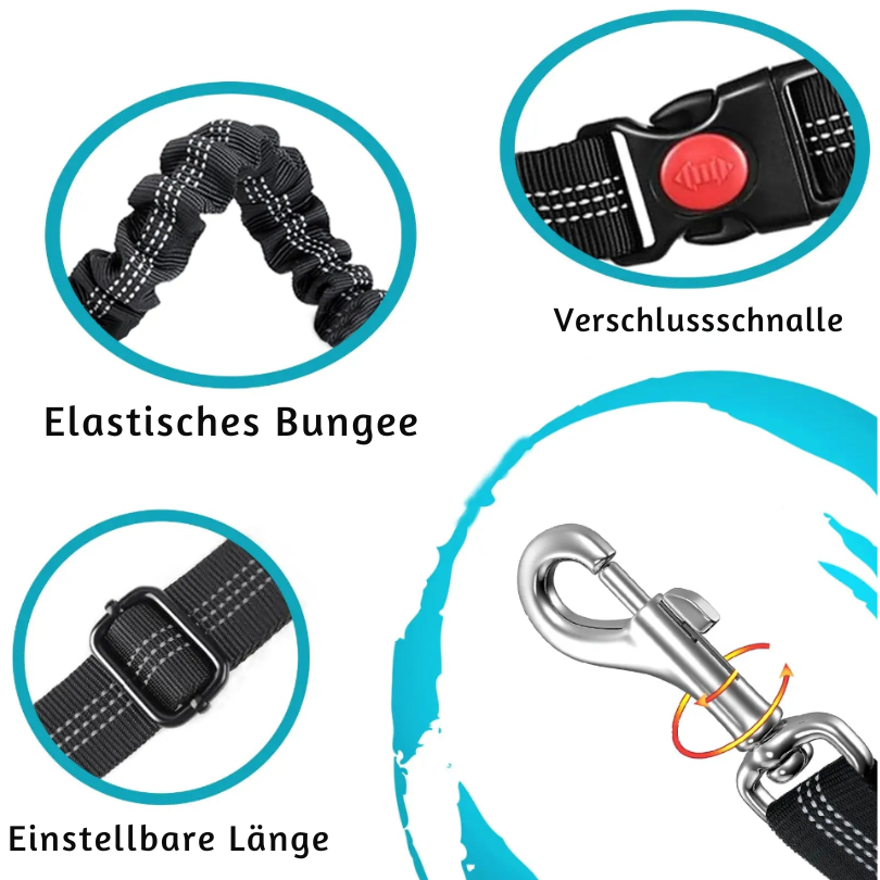 SafeRide – Der verstellbare Sicherheitsgurt für Hunde im Auto