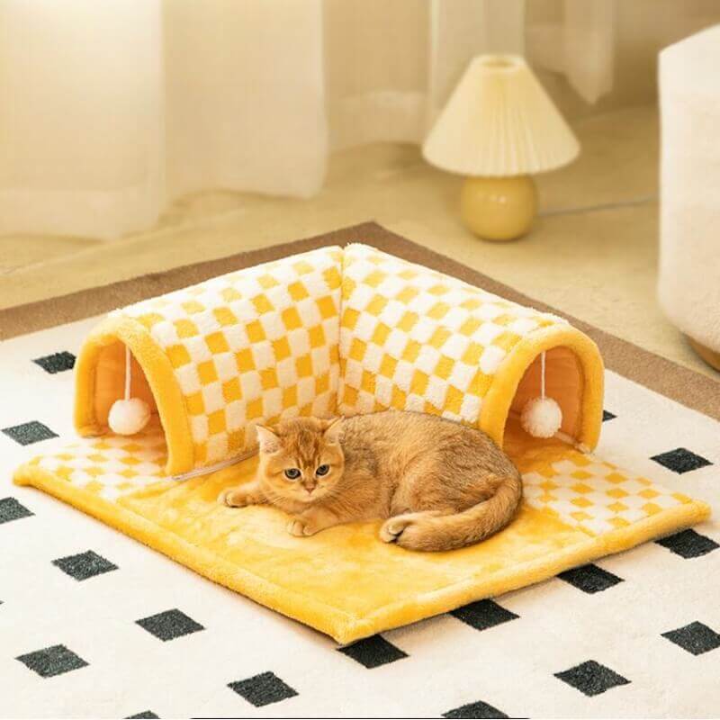 TunnelTraum – Der 2-in-1 Spieltunnel & Rückzugsort für Katzen