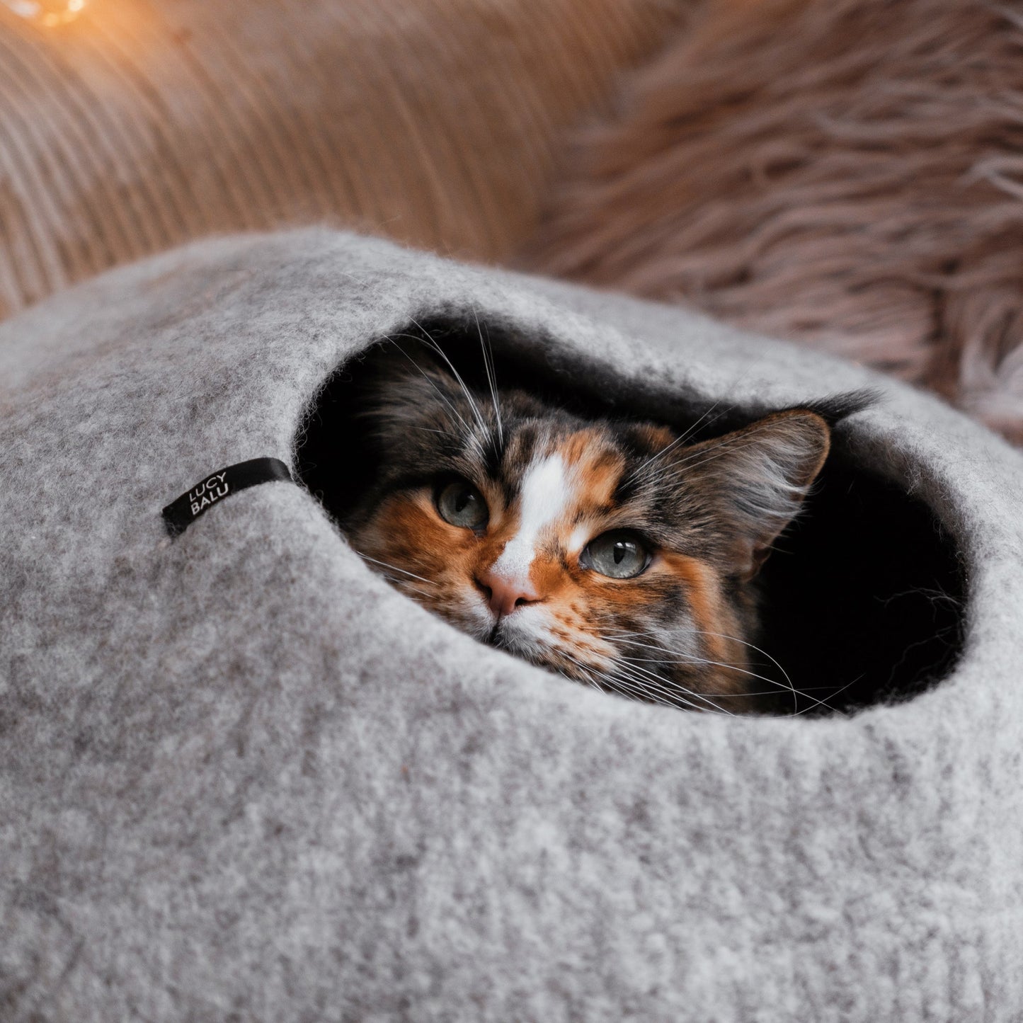 SnuggleCave Filzhöhle für Katzen