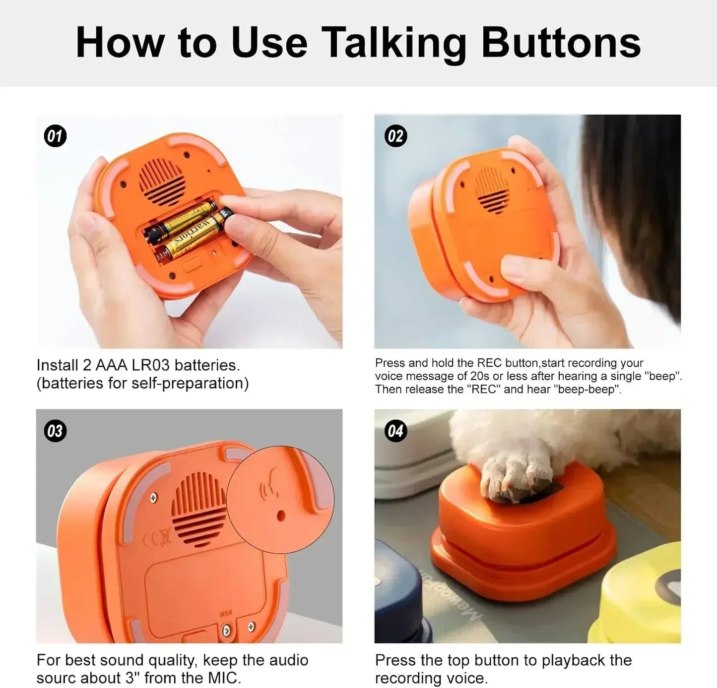 BarkBuddy – Die sprechenden Lernknöpfe für Hunde, die mehr sagen wollen