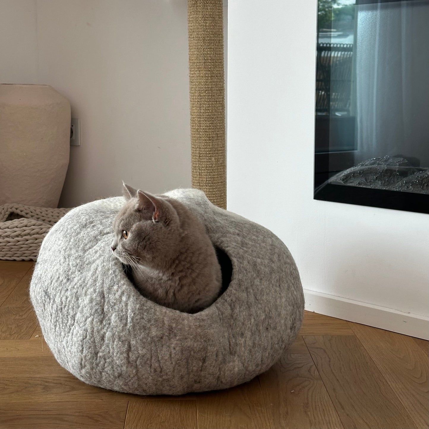 SnuggleCave Filzhöhle für Katzen